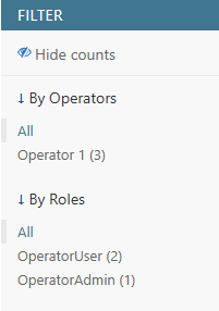 Users - Filter