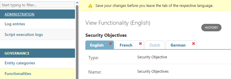 View Functionality