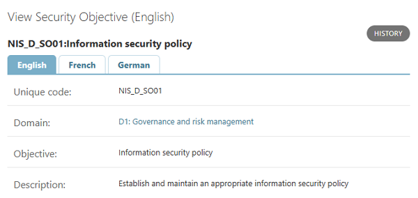 View Security Objective