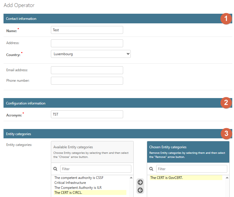 Governance - Add Operator