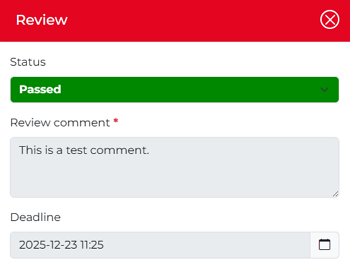 Security Objectives - review comment