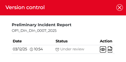 Incident notification
