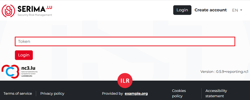 Enable two-factor authentication - token