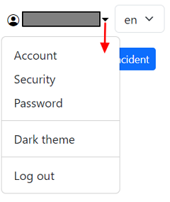 contextual menu.